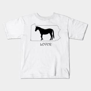 Pennsylvania Horse Lover Gifts Kids T-Shirt